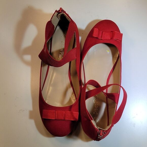 DREAM PAIR BOWNOT BALLET CRISS-CROSS STRAP - Picture 5 of 14